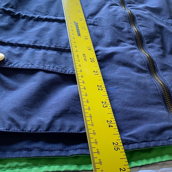 LAUREN-RL Zipper Reversible Vest Green Navy SZ PS - Picture 9 of 10